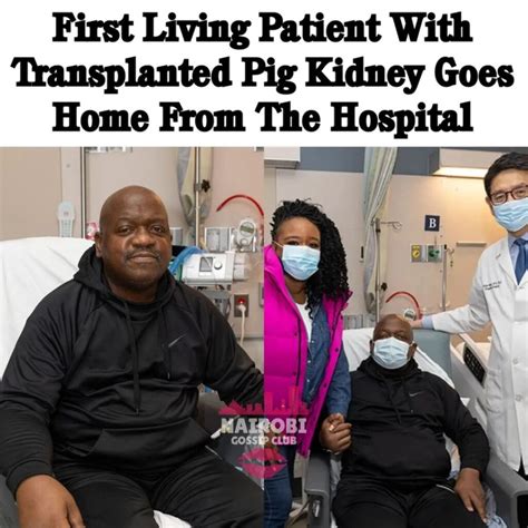 First living patient with transplanted pig kidney goes home from .